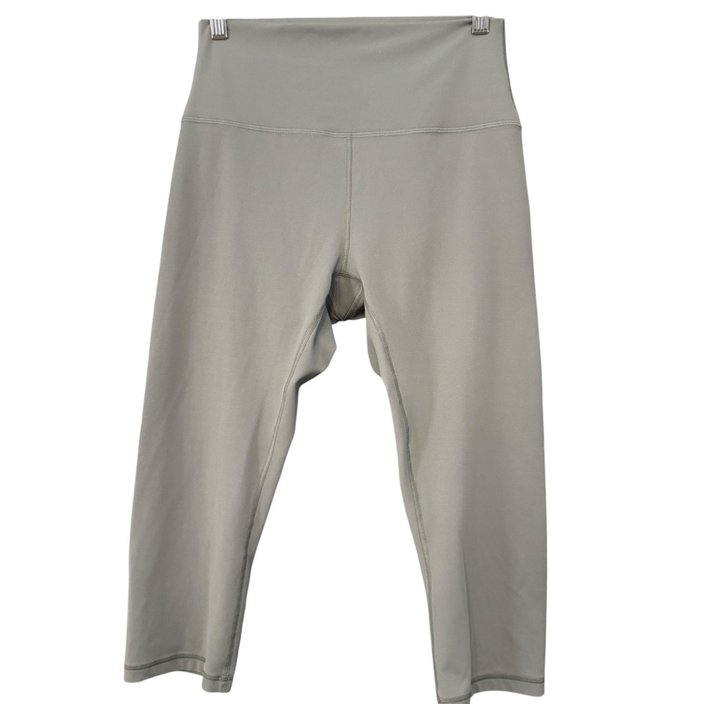 Prana High Waist Capri Leggings | Olive Green Crop Small